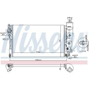 Radiator, racire motor NISSENS