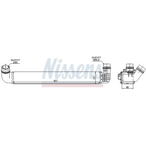 Intercooler, compresor NISSENS