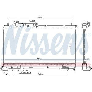 Radiator, racire motor NISSENS