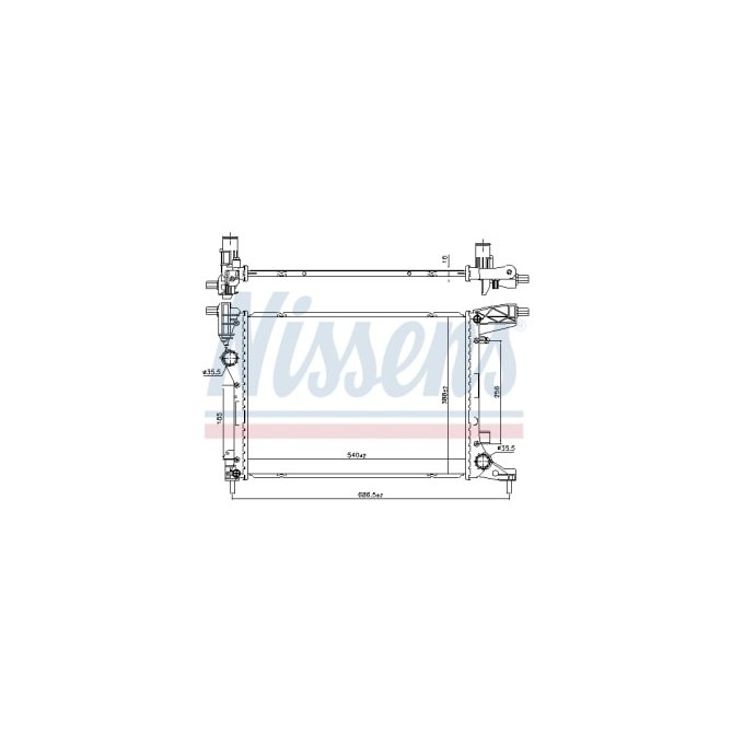 Radiator, racire motor NISSENS