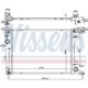 Radiator motor NISSENS FIAT 500L TIPO 1.3D/1.4 Automat/Manual aluminiu 540mm x 388mm x 16mm plastic 35mm intrare/iesire