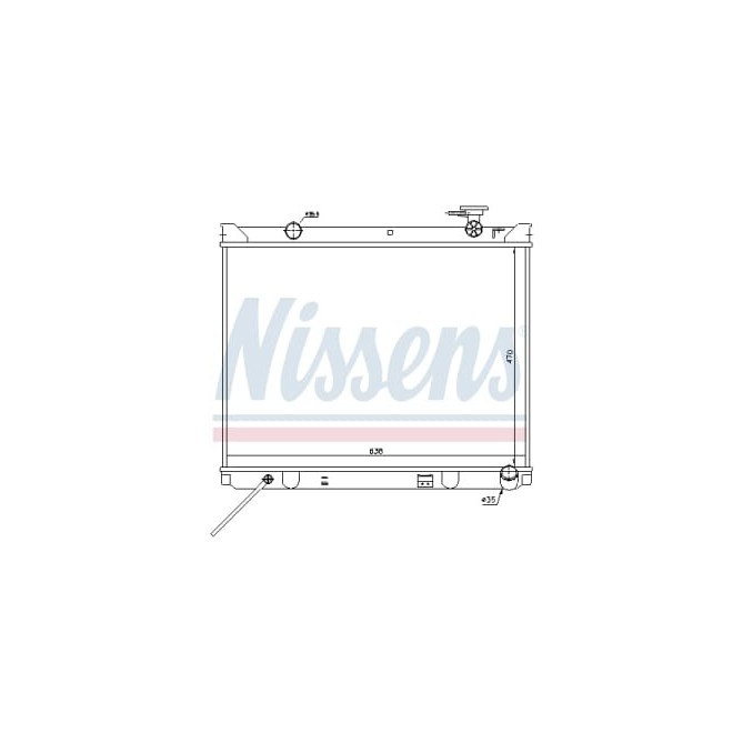 Radiator, racire motor NISSENS