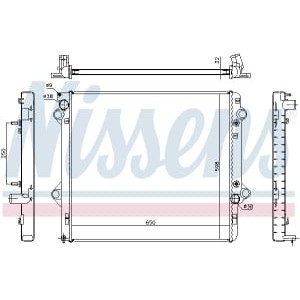 Radiator, racire motor NISSENS