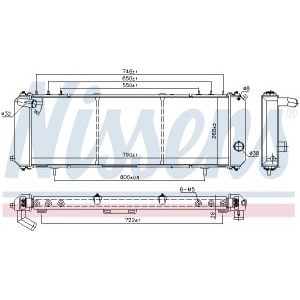 Radiator, racire motor NISSENS