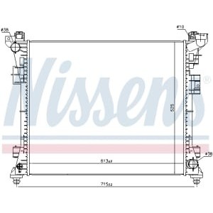 Radiator, racire motor NISSENS