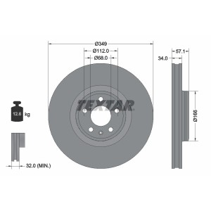 Disc frana TEXTAR