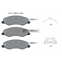 Set placute frana,frana disc TEXTAR