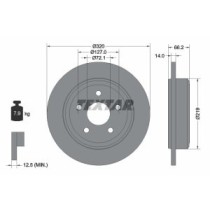 Disc frana TEXTAR