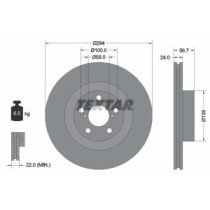 Disc frana TEXTAR