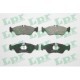 Set placute frana spate LPR pentru MERCEDES G (W460, W461, W463), SPRINTER 2-T, 3-T, 4-T; VW LT 28-35 I 2.0-Electric 54.8mm x 156.4mm x 18.5mm