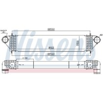 Intercooler, compresor NISSENS