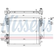 Radiator, racire motor NISSENS