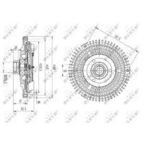 Cupla, ventilator radiator NRF