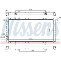 Radiator, racire motor NISSENS