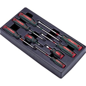 Insert with tools for trolley 