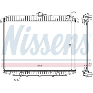 Radiator, racire motor NISSENS