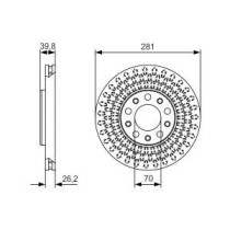 Disc frana BOSCH