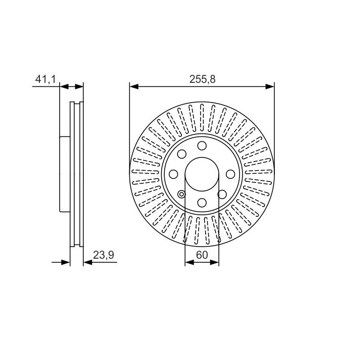 Disc frana BOSCH