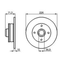 Disc frana BOSCH