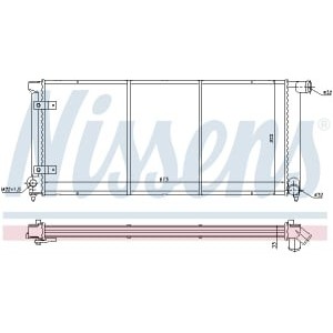 Radiator, racire motor NISSENS