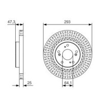 Disc frana BOSCH