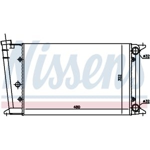 Radiator, racire motor NISSENS