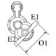 Demaror HC-CARGO Starter 12V Lungime 185.5mm 15 dinti 2 gauri antiorar