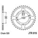 Roata dintata JT ZĘBATKI pinion spate 47 dinti 80.0 mm 100.0 mm otel 4 gauri 8.5 mm tip lant 520 compatibila Suzuki