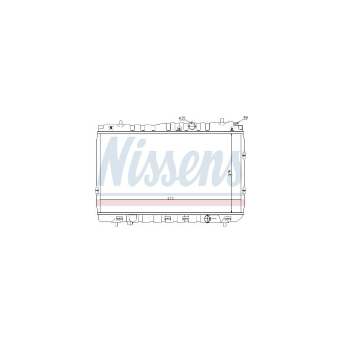 Radiator, racire motor NISSENS