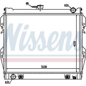 Radiator, racire motor NISSENS