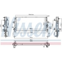 Radiator, racire motor NISSENS