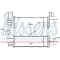 Intercooler, compresor NISSENS