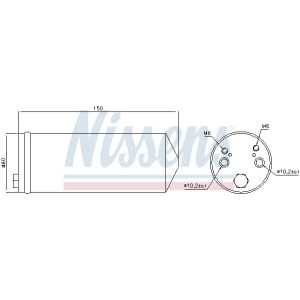 Uscator,aer conditionat NISSENS