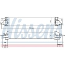 Intercooler, compresor NISSENS