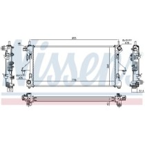 Radiator, racire motor NISSENS