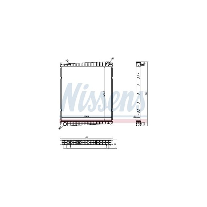 Radiator, racire motor NISSENS