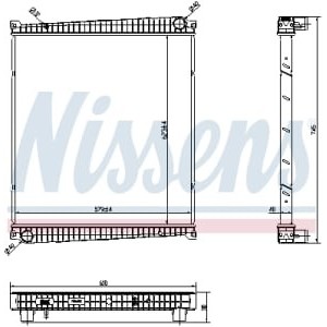 Radiator, racire motor NISSENS