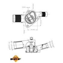 Termostat,lichid racire NRF