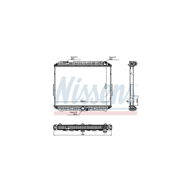 Radiator, racire motor NISSENS