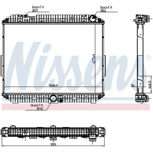 Radiator, racire motor NISSENS