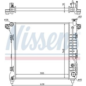 Radiator, racire motor NISSENS