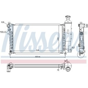 Radiator, racire motor NISSENS