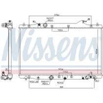 Radiator, racire motor NISSENS