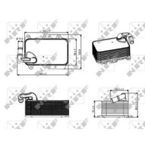 Radiator ulei, ulei motor NRF