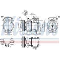 Compresor, climatizare NISSENS