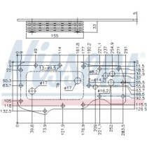 Radiator ulei, ulei motor NISSENS