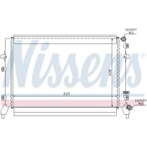 Intercooler, compresor NISSENS