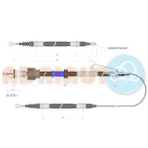 Cablu, frana de parcare ADRIAUTO