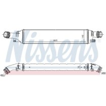 Intercooler, compresor NISSENS