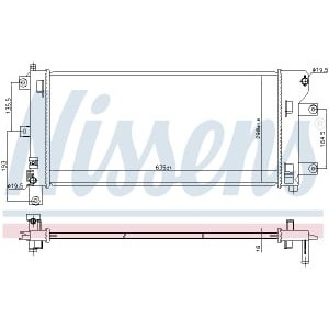 Radiator, racire motor NISSENS